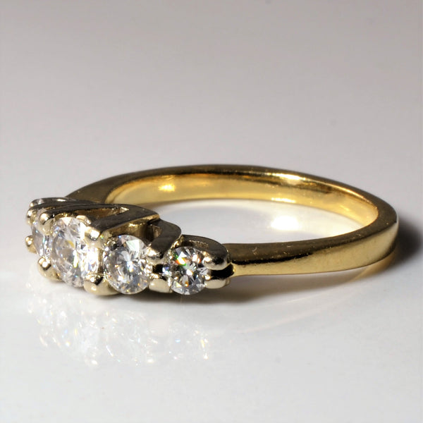 Mixed Cut Five Stone Diamond Ring | 0.52ctw | SZ 4.5 |