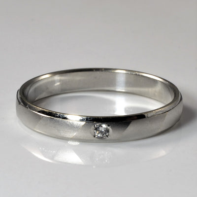 Flush Set Diamond Band | 0.04ct | SZ 9.5 |