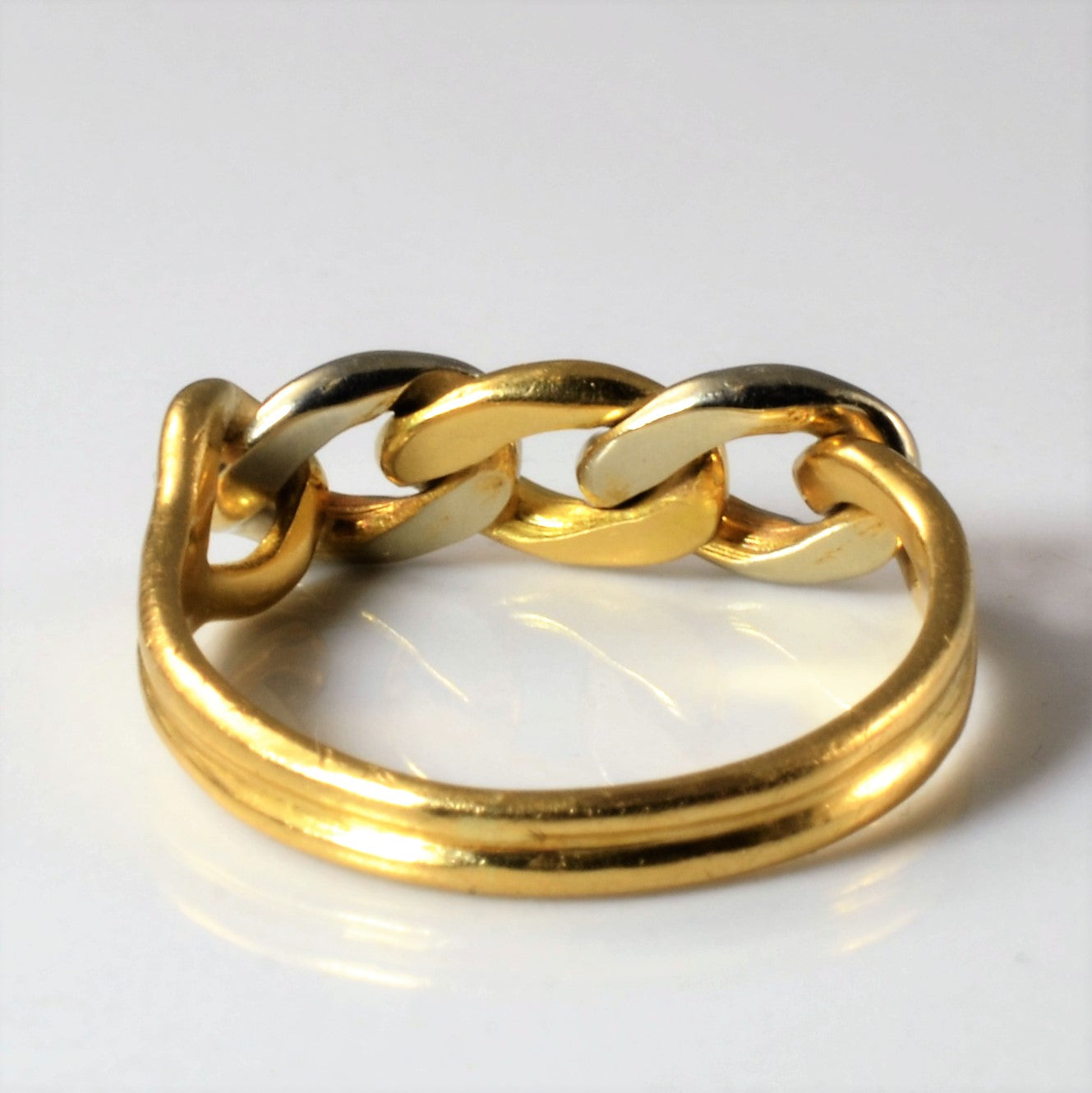 Curb Link Chain Ring | 0.06ctw | SZ 6.75 |