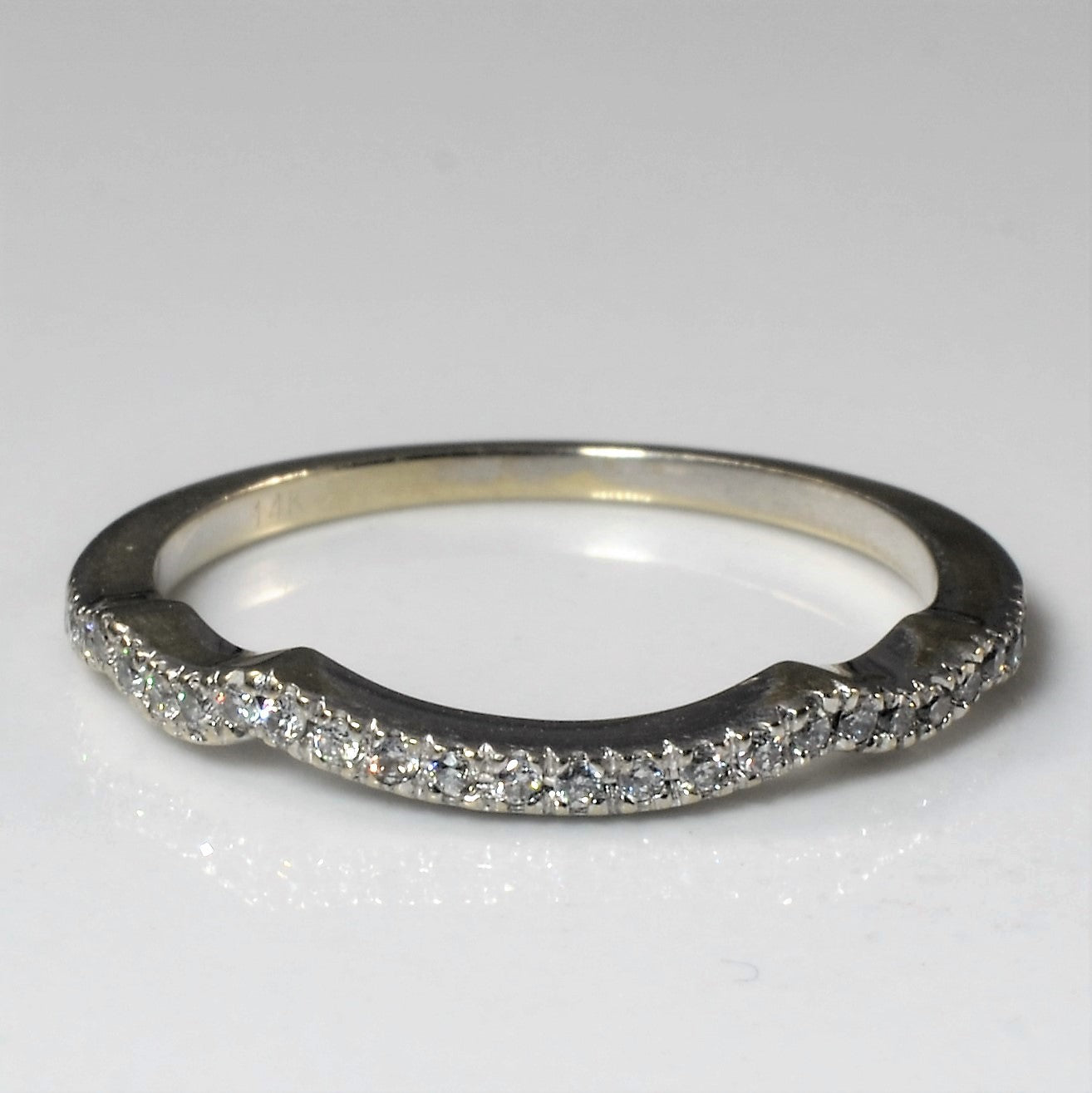 Diamond Contour Band | 0.12ctw | SZ 5.5 |