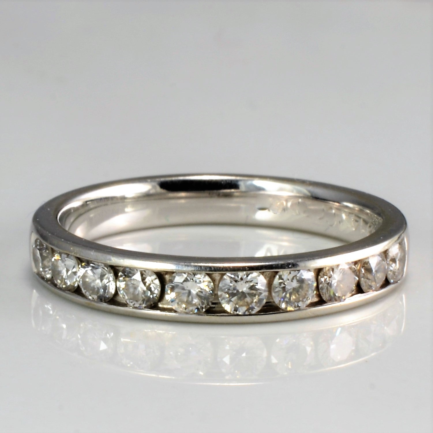 Channel Set Diamond Wedding Band | 0.50 ctw, SZ 6.5 |