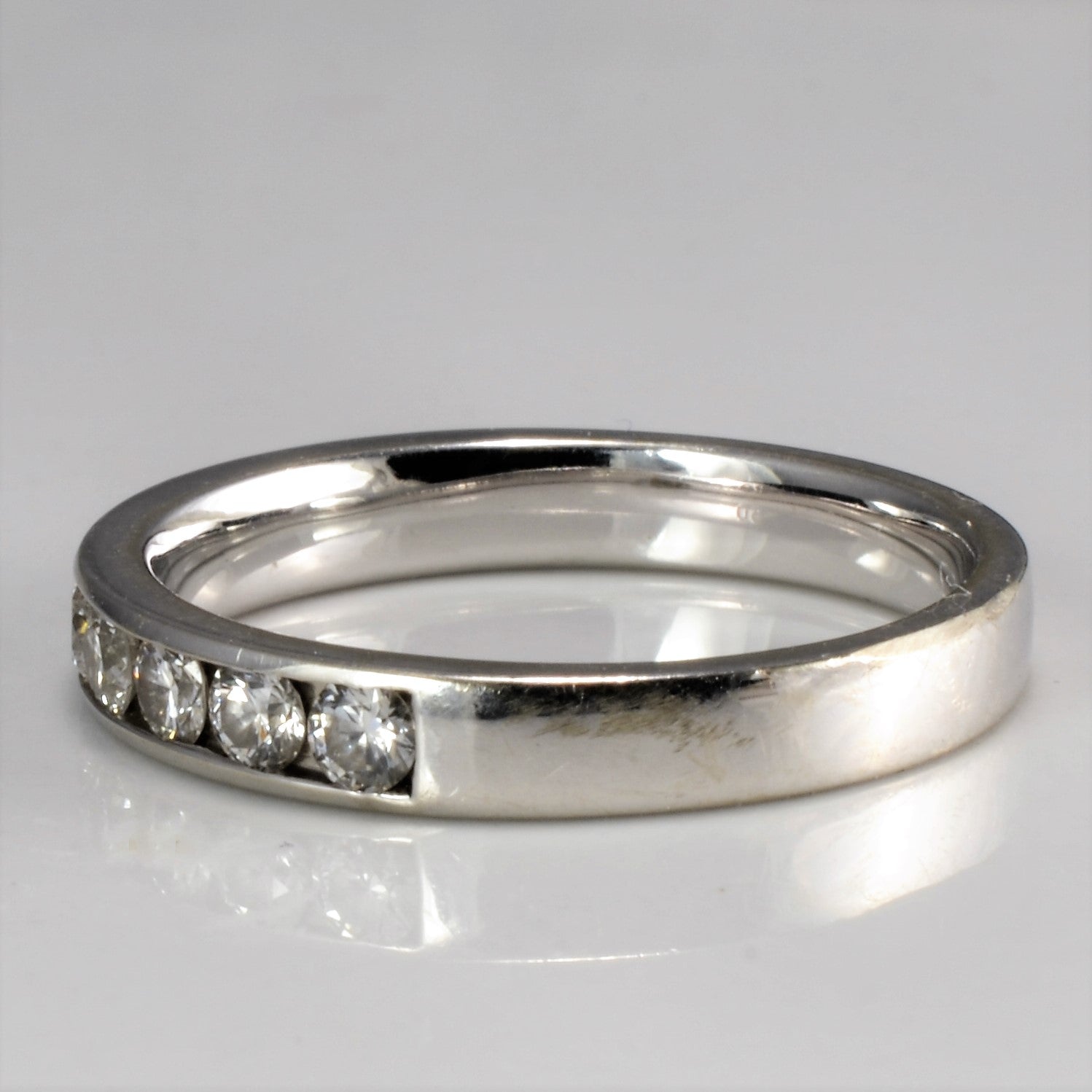 Channel Set Diamond Wedding Band | 0.50 ctw, SZ 6.5 |