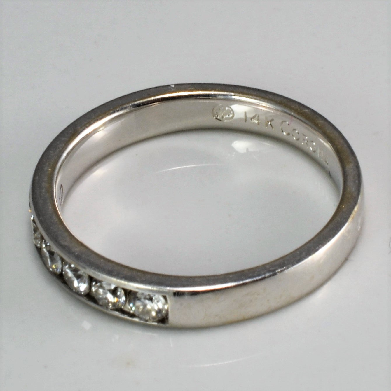 Channel Set Diamond Wedding Band | 0.50 ctw, SZ 6.5 |