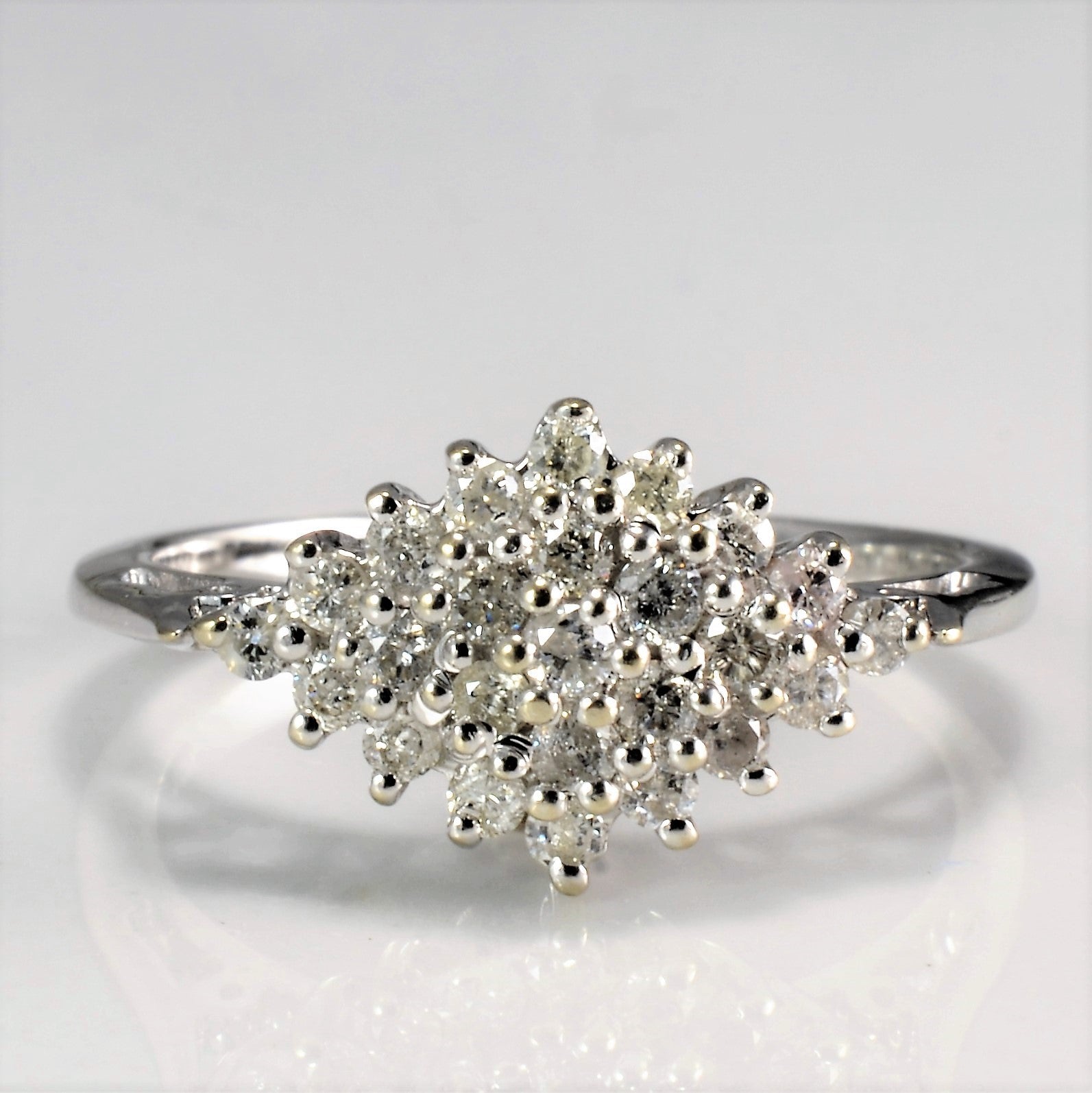 Cluster Set Diamond Ring | 0.50 ctw, SZ 6.75 |