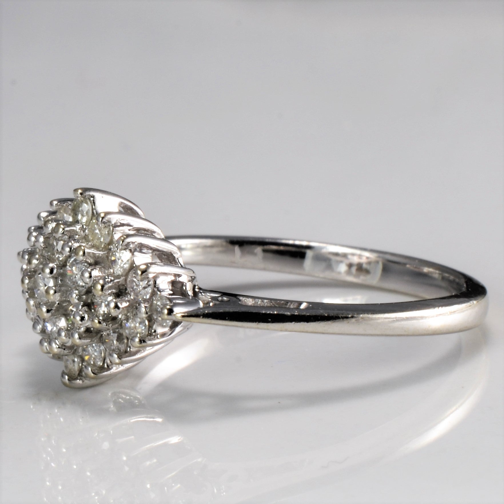 Cluster Set Diamond Ring | 0.50 ctw, SZ 6.75 |