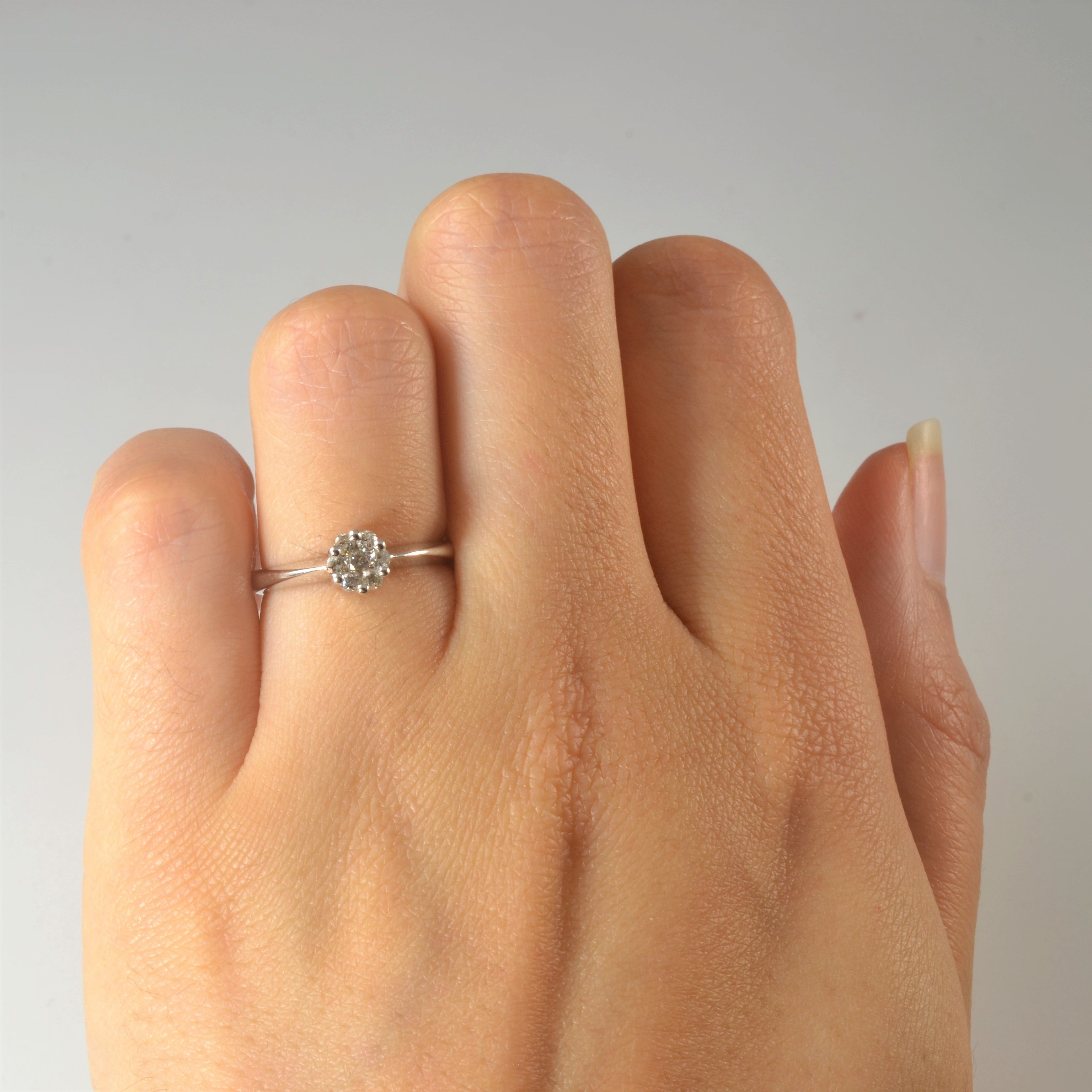 Diamond Cluster Ring | 0.16ctw | SZ 4.75 |