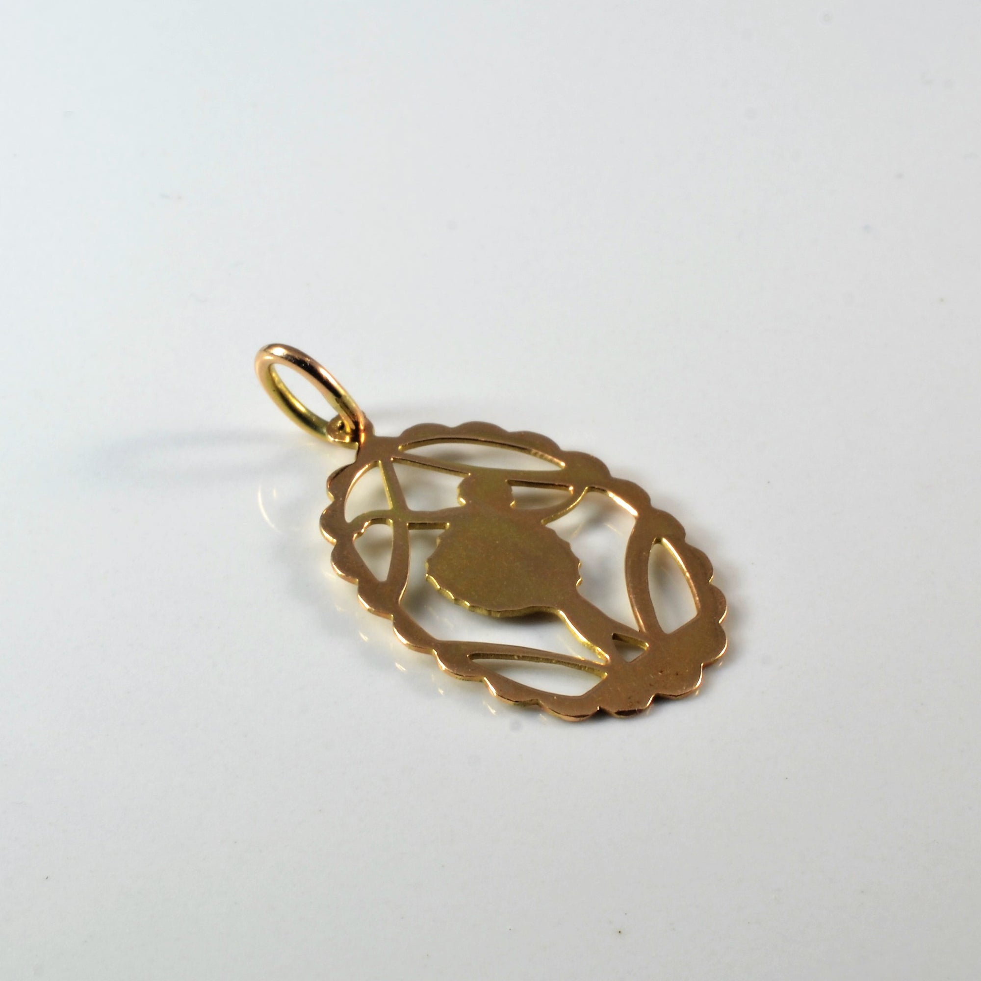 Yellow Gold Ballerina Pendant |