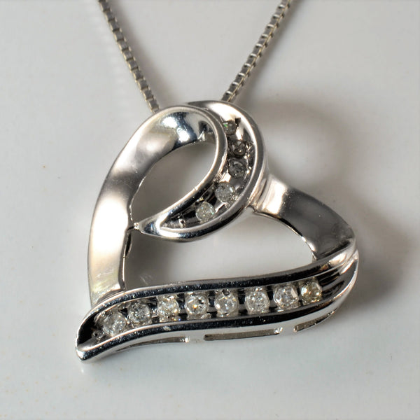 Diamond Heart Necklace | 0.12ctw | 19