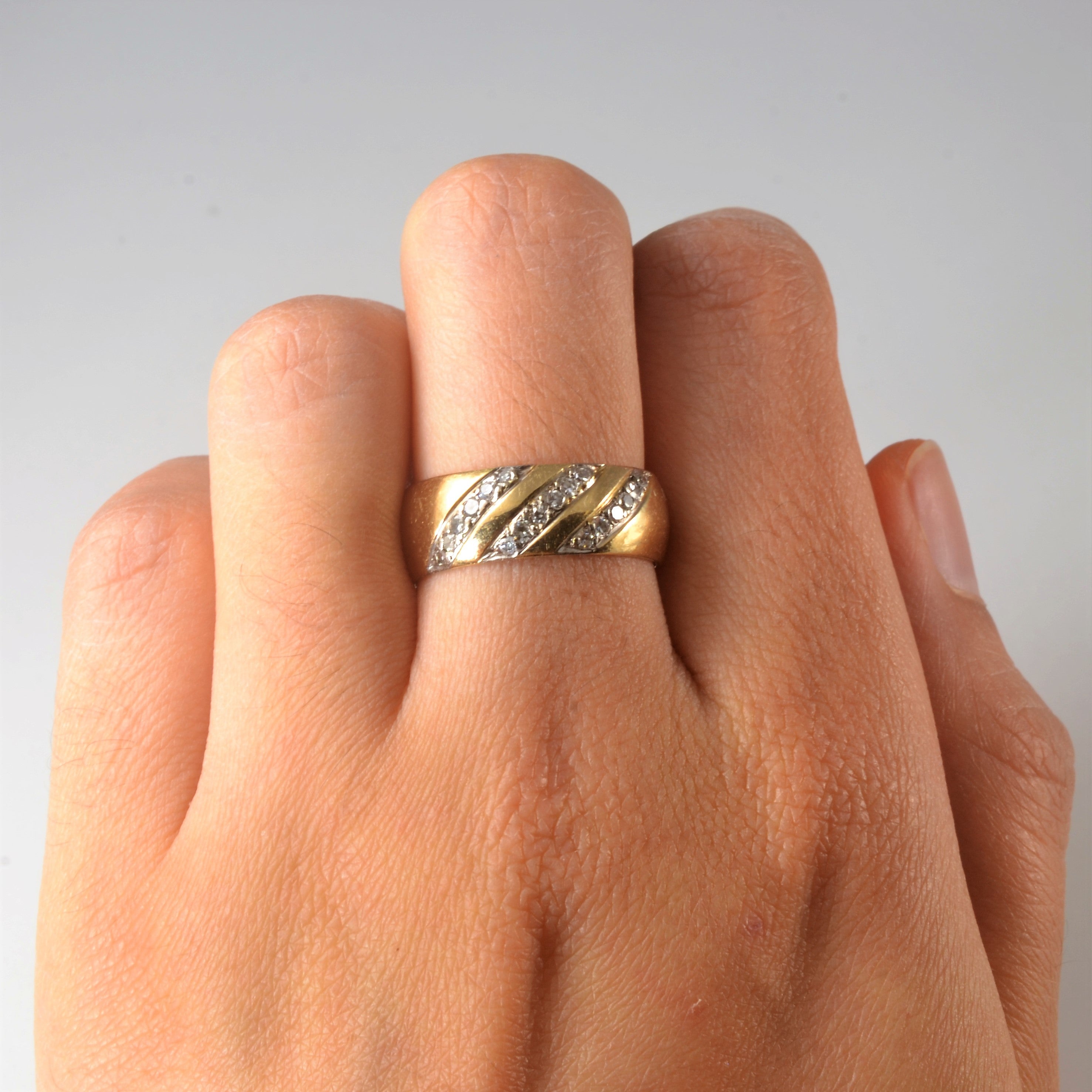 Diamond Dome Band | 0.35ctw | SZ 6.75 |
