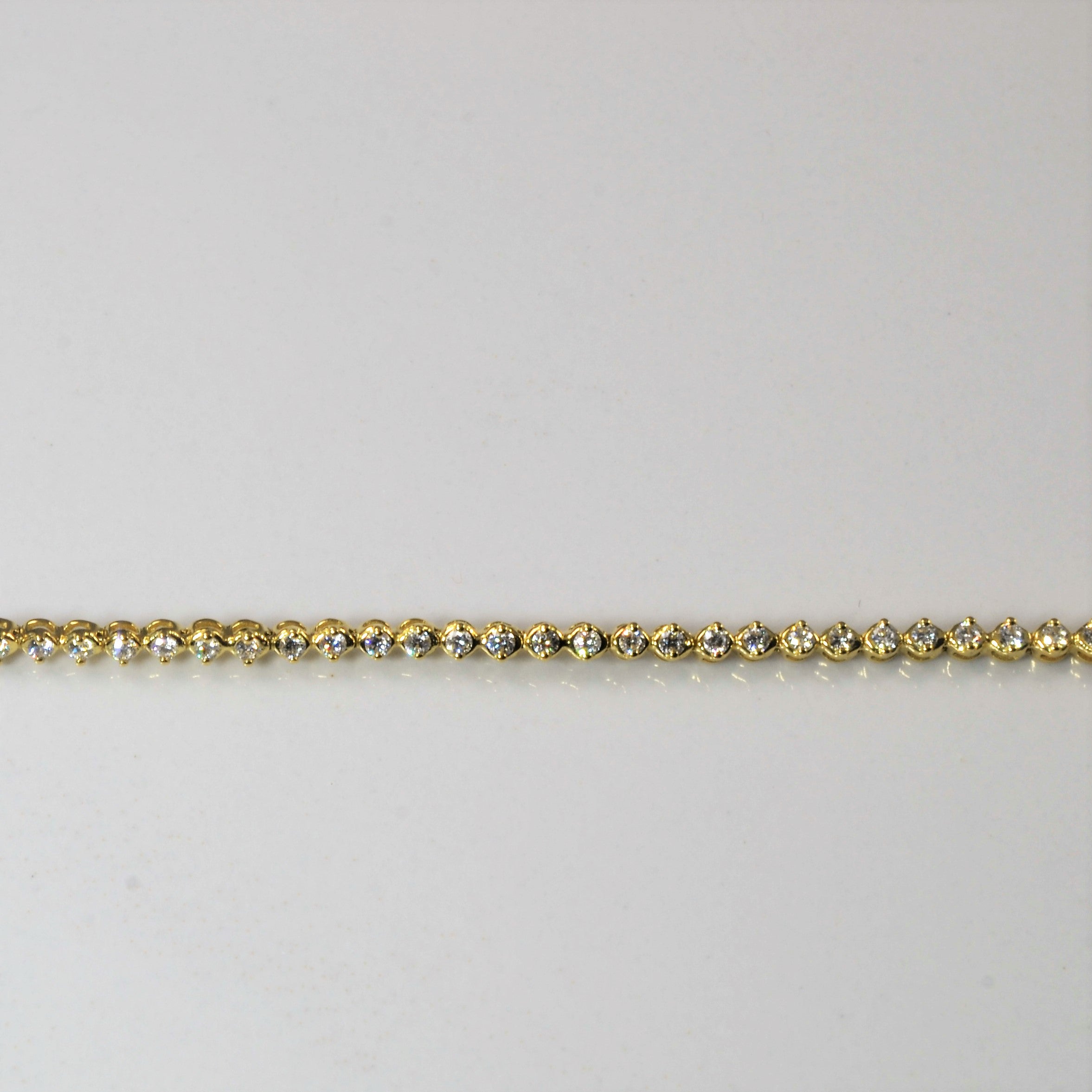 Pave Diamond Chain Bracelet | 0.42ctw | 7.5" |