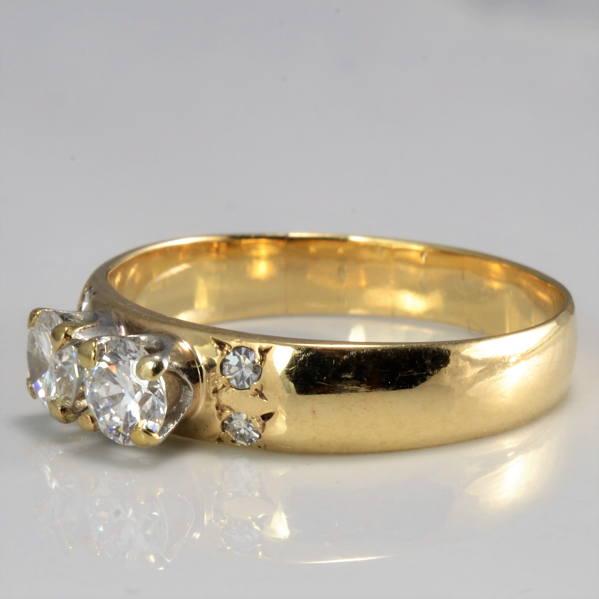 Prong Set Diamond Ring | 0.70 ctw, SZ 9.5 |
