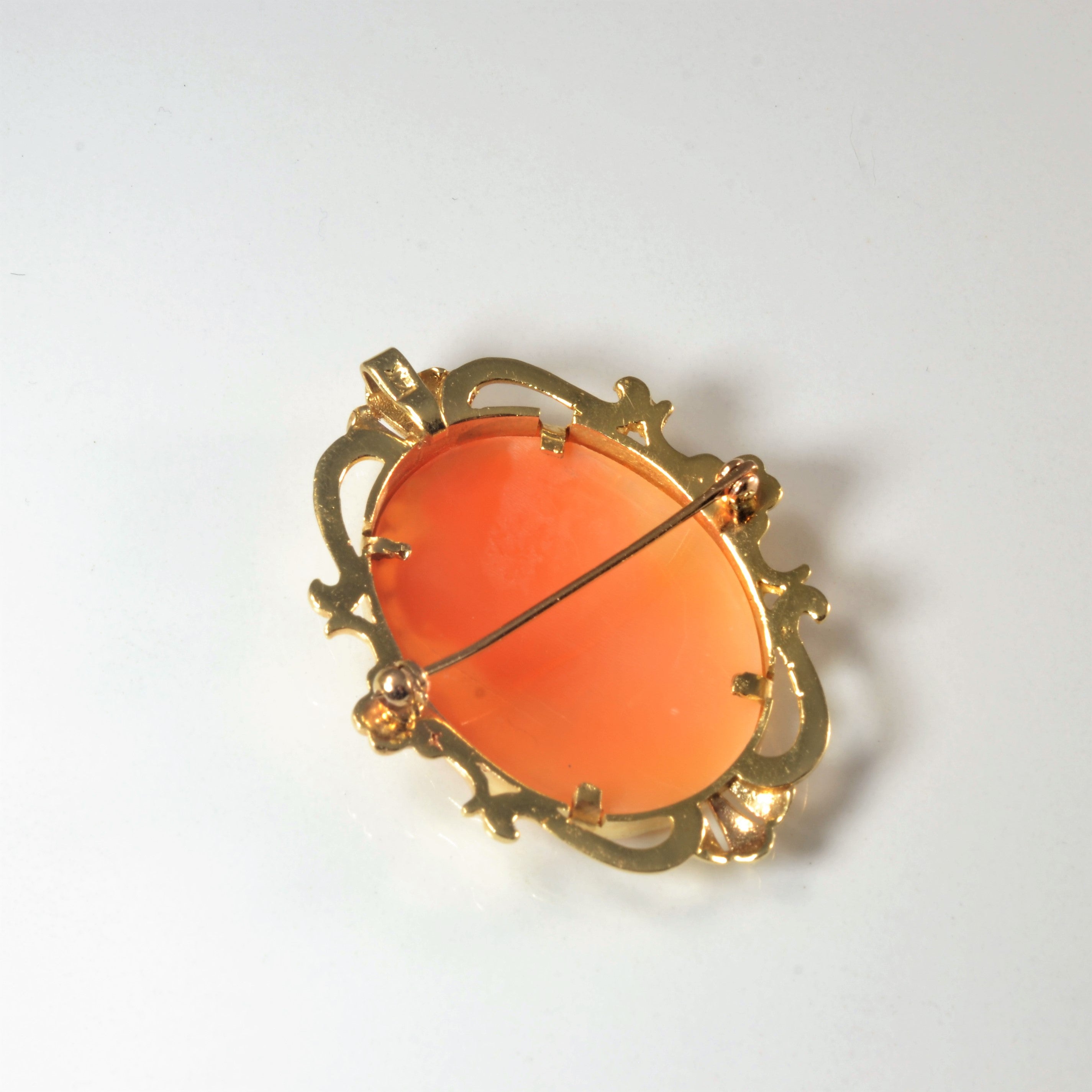 Gold Cameo Pendant/Brooch |