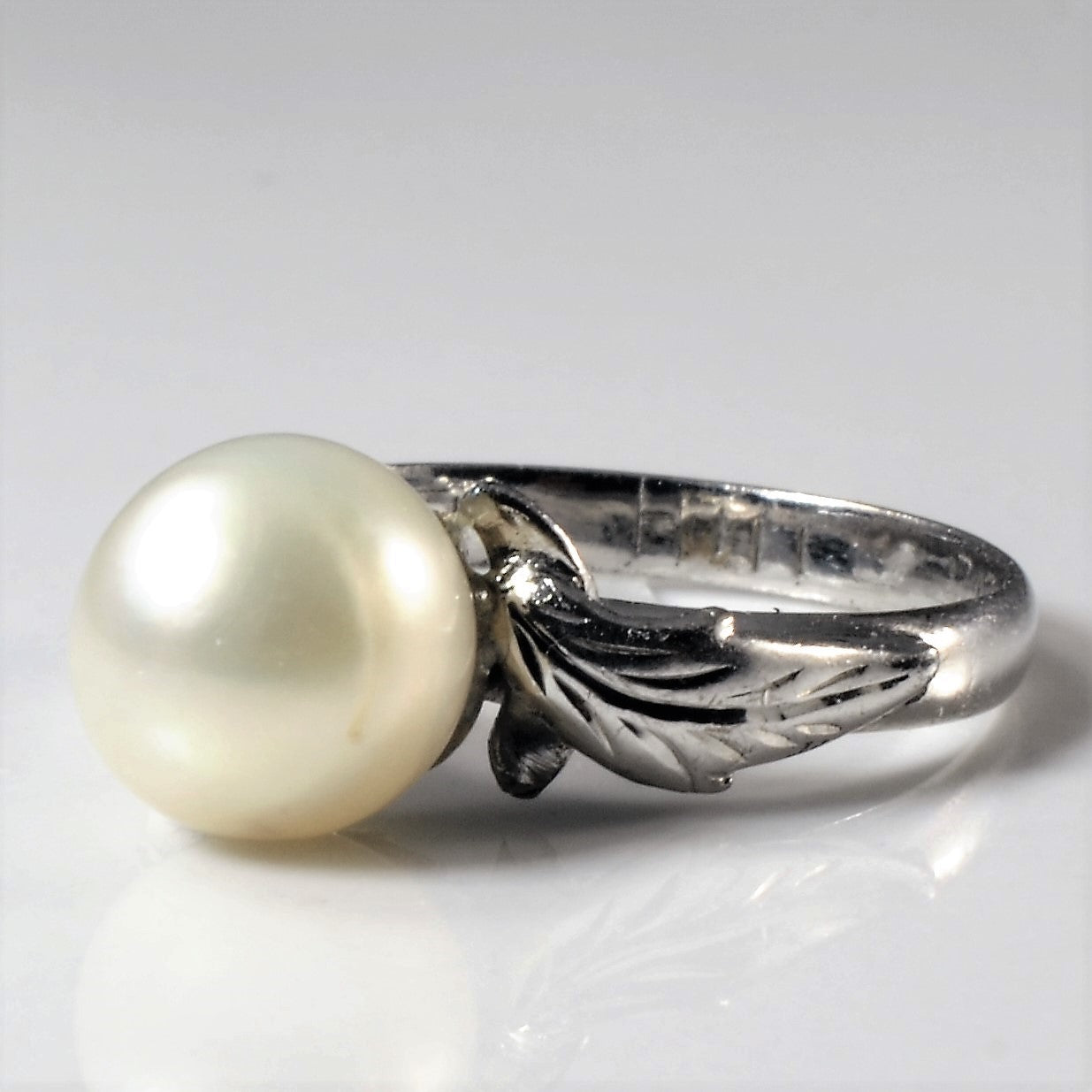 Solitaire Pearl Ring | SZ 4.75 |