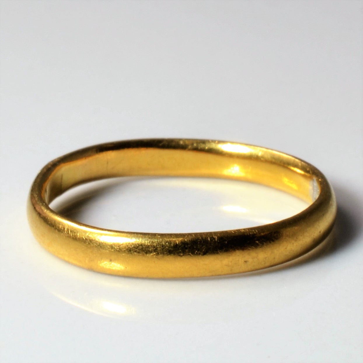 1913 Birmingham Edwardian 22k Yellow Gold Band | SZ 4.5 |