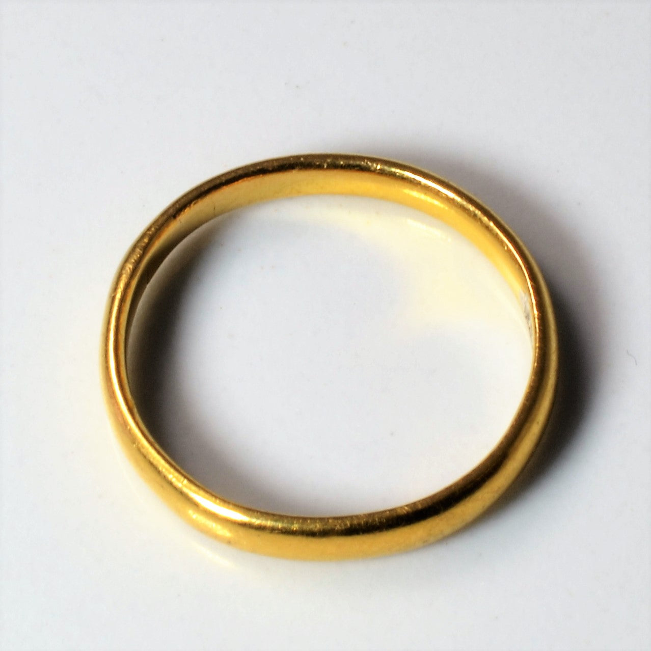 1913 Birmingham Edwardian 22k Yellow Gold Band | SZ 4.5 |