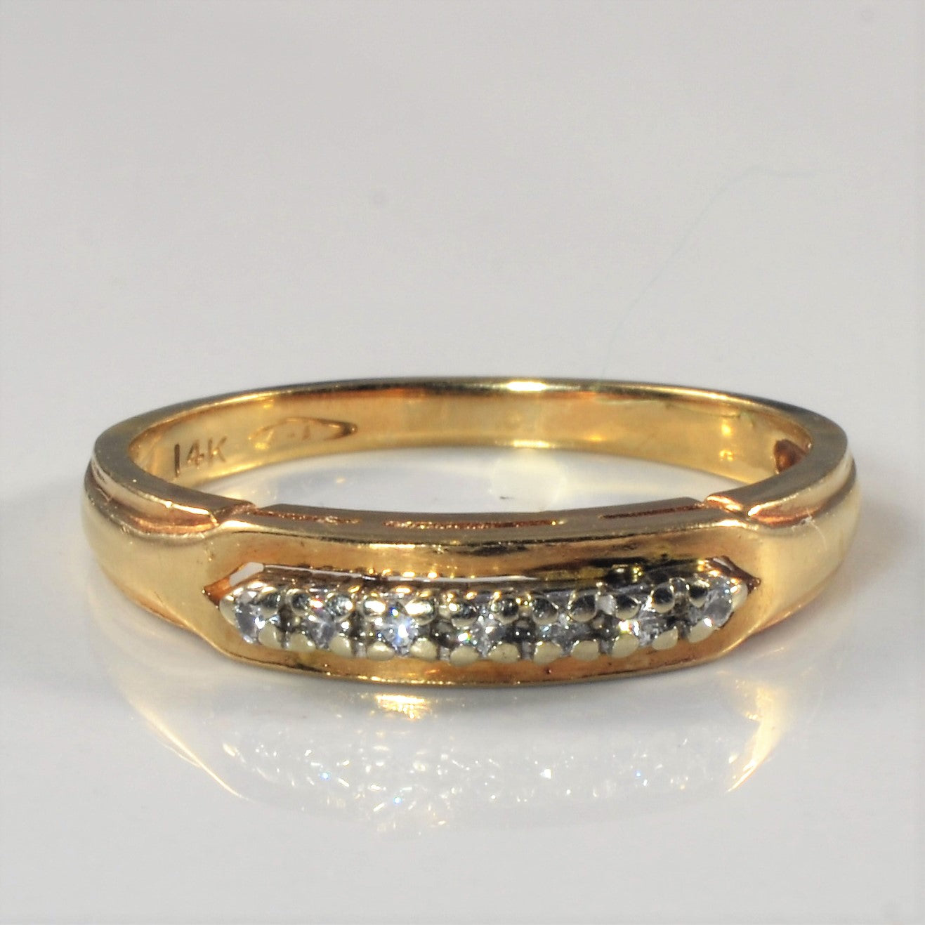 Classic Diamond Band | 0.05ctw | SZ 6.5 |