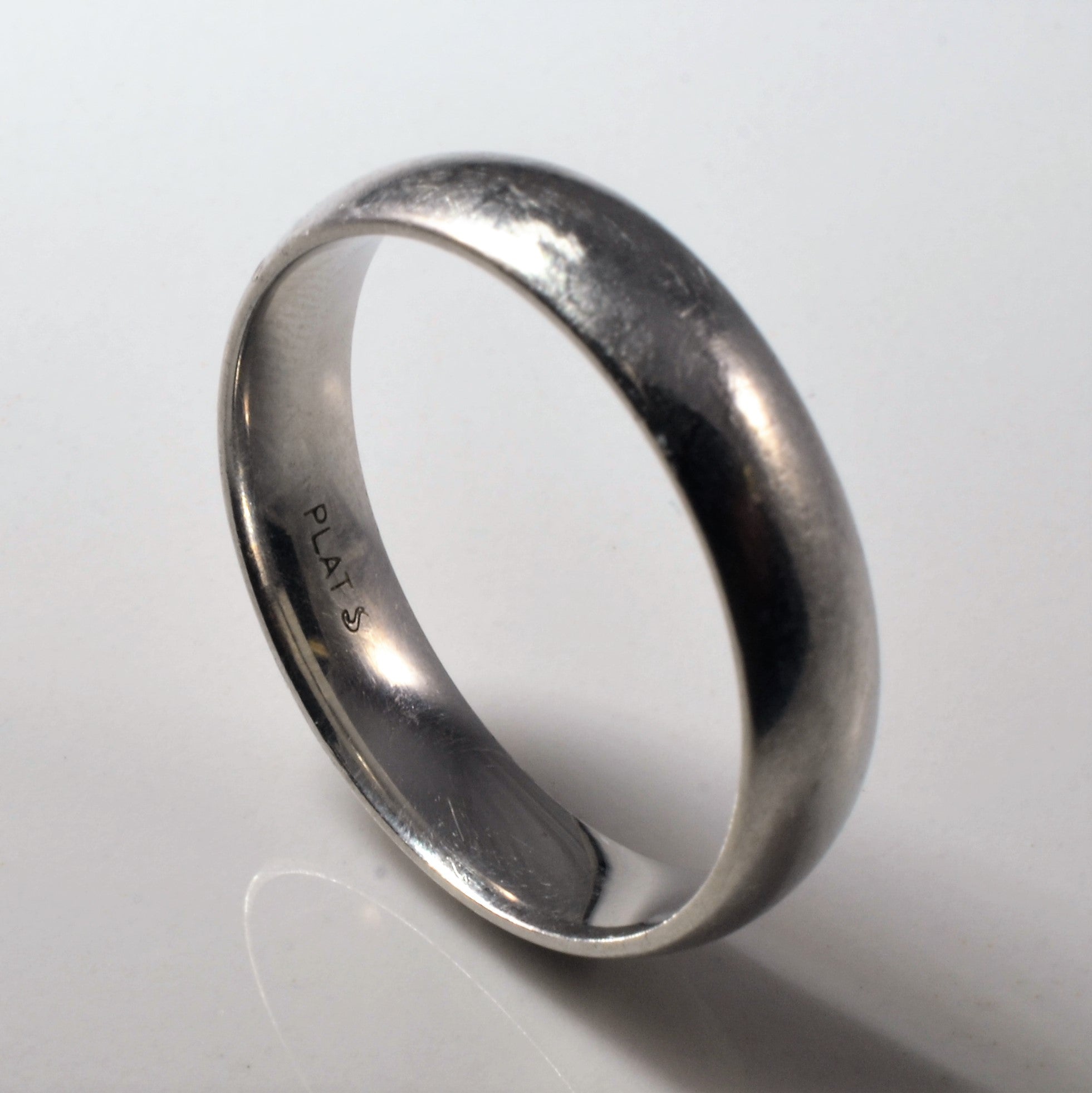 Classic Platinum Wedding Band | SZ 11 |