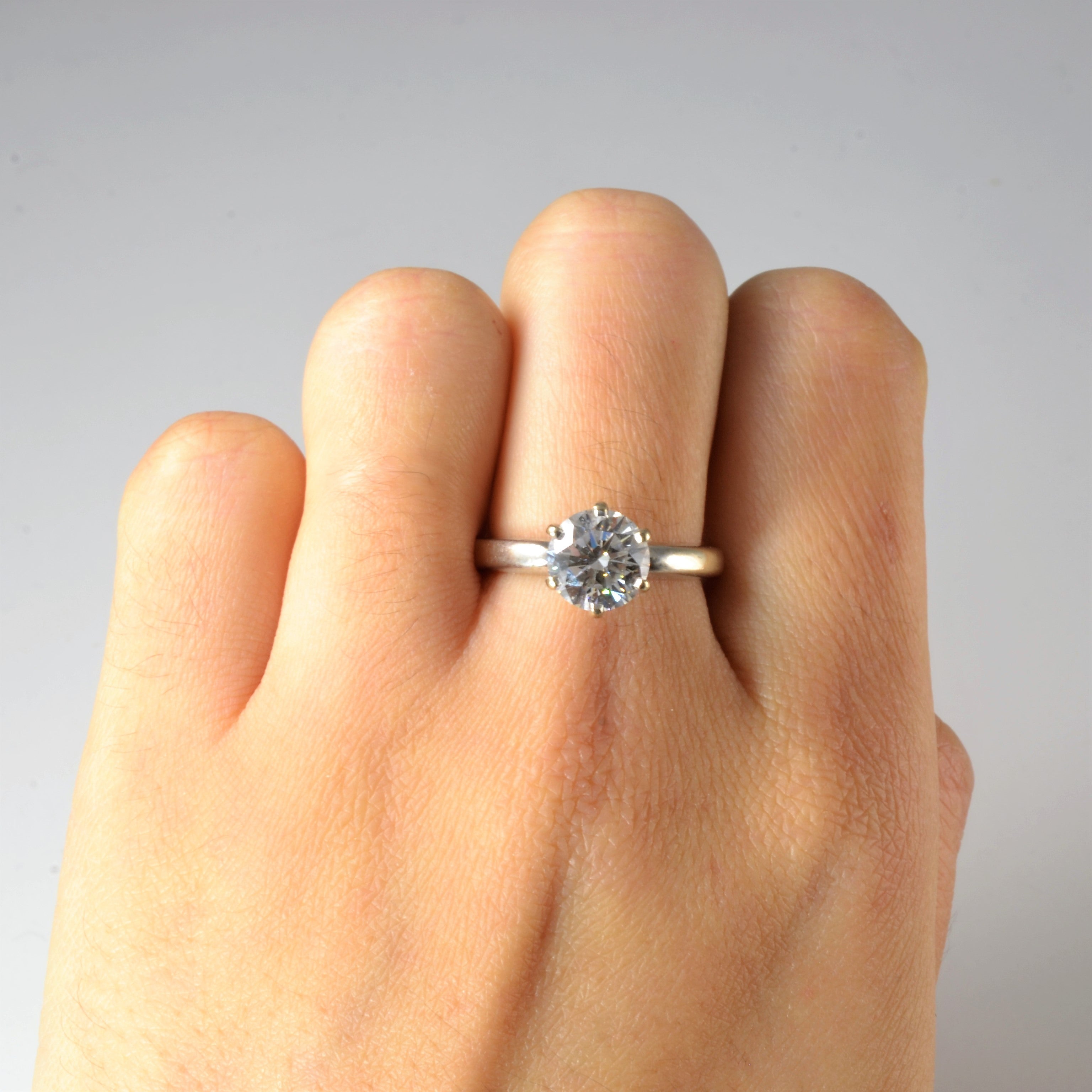 Solitaire Diamond Engagement Ring | 1.88ct | SZ 6.5 |