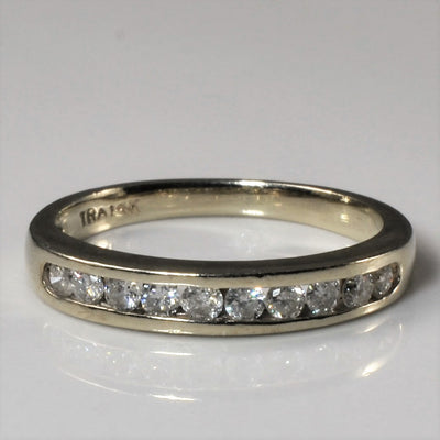 Channel Set Diamond Band | 0.25ctw | SZ 4.75 |