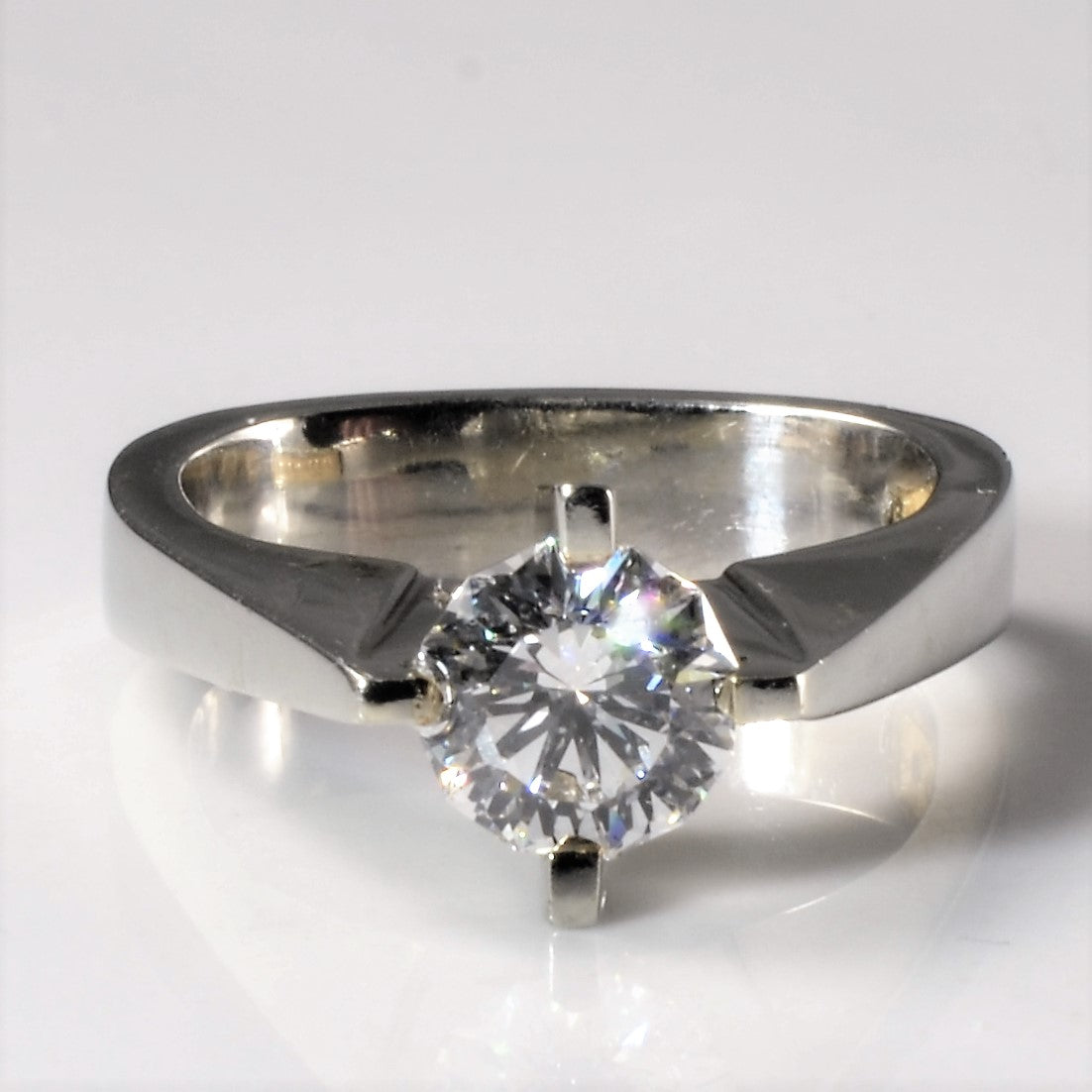 DaMincci' Claw Set Crisscut Diamond Ring | 1.03ct | SZ 5.5 |