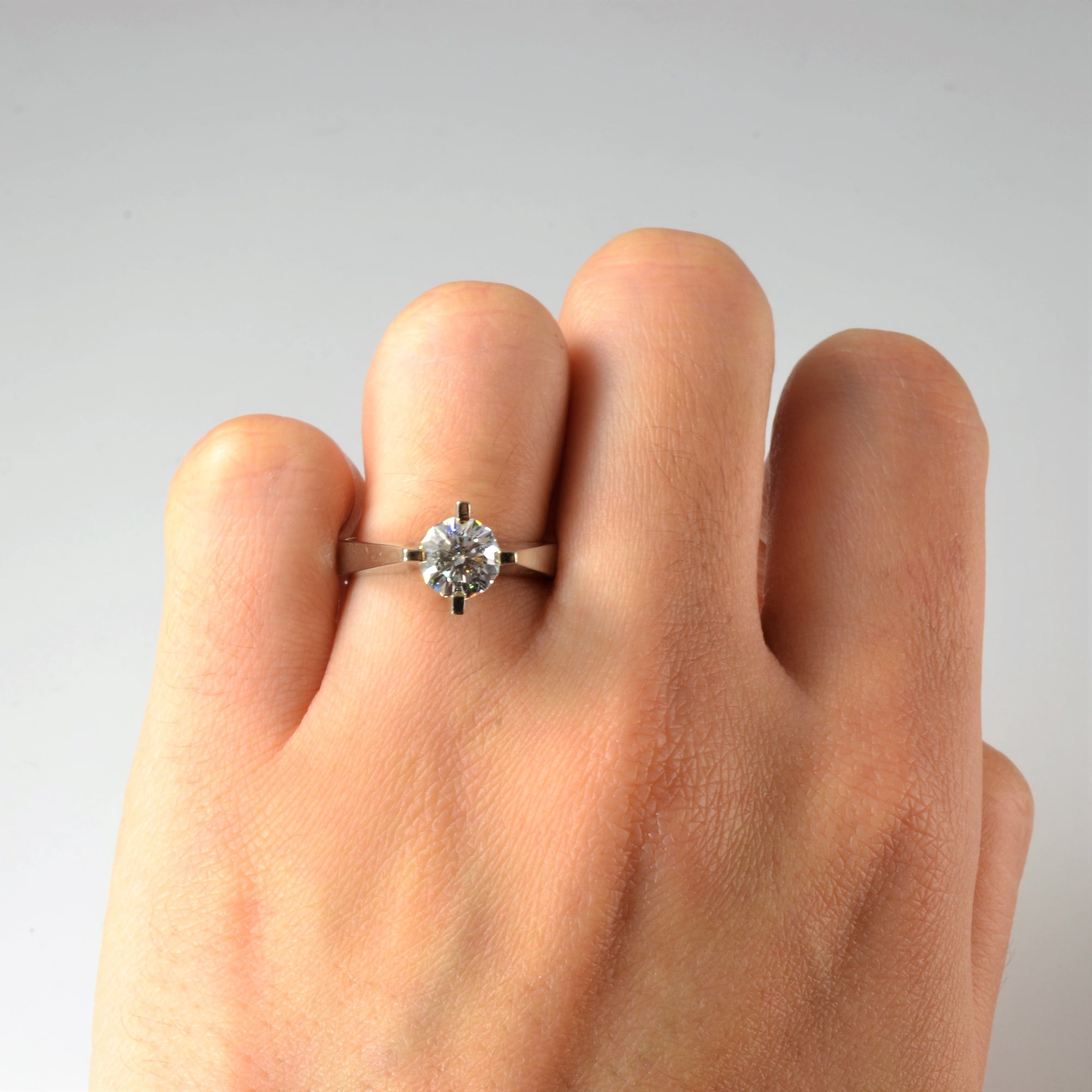 DaMincci' Claw Set Crisscut Diamond Ring | 1.03ct | SZ 5.5 |
