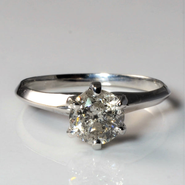 Six Prong Solitaire Diamond Engagement Ring | 0.80ct | SZ 6 |