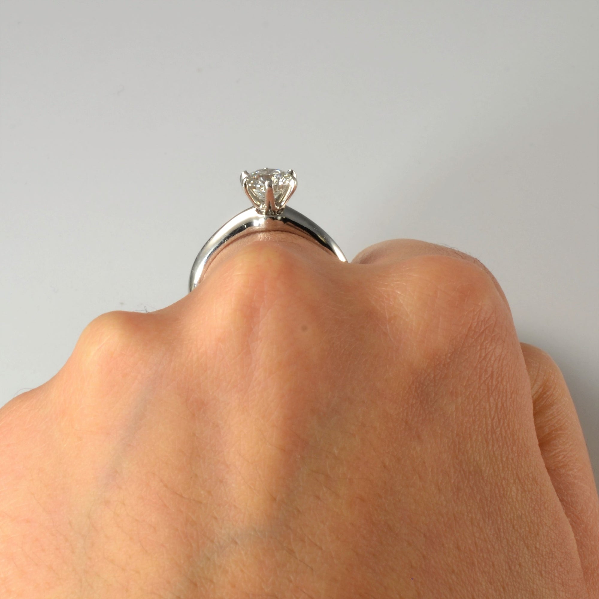 Solitaire Diamond Ring, Solitaire Engagement Ring R 156WD - Etsy