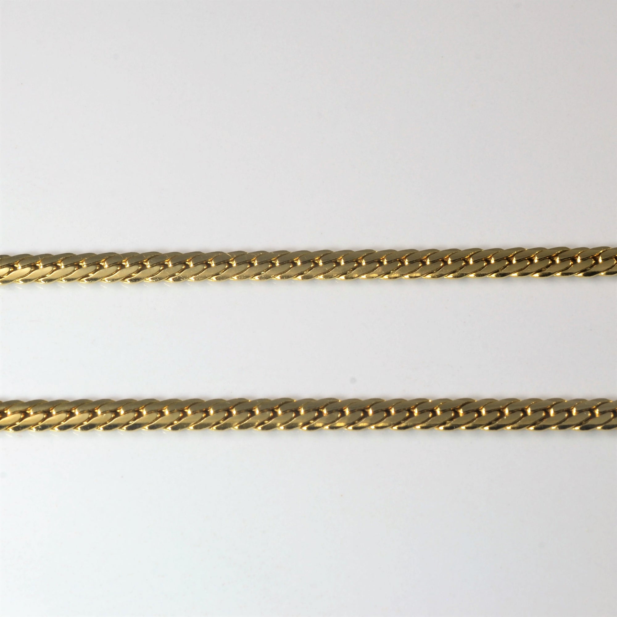 10k Yellow Gold C Link Chain | 20