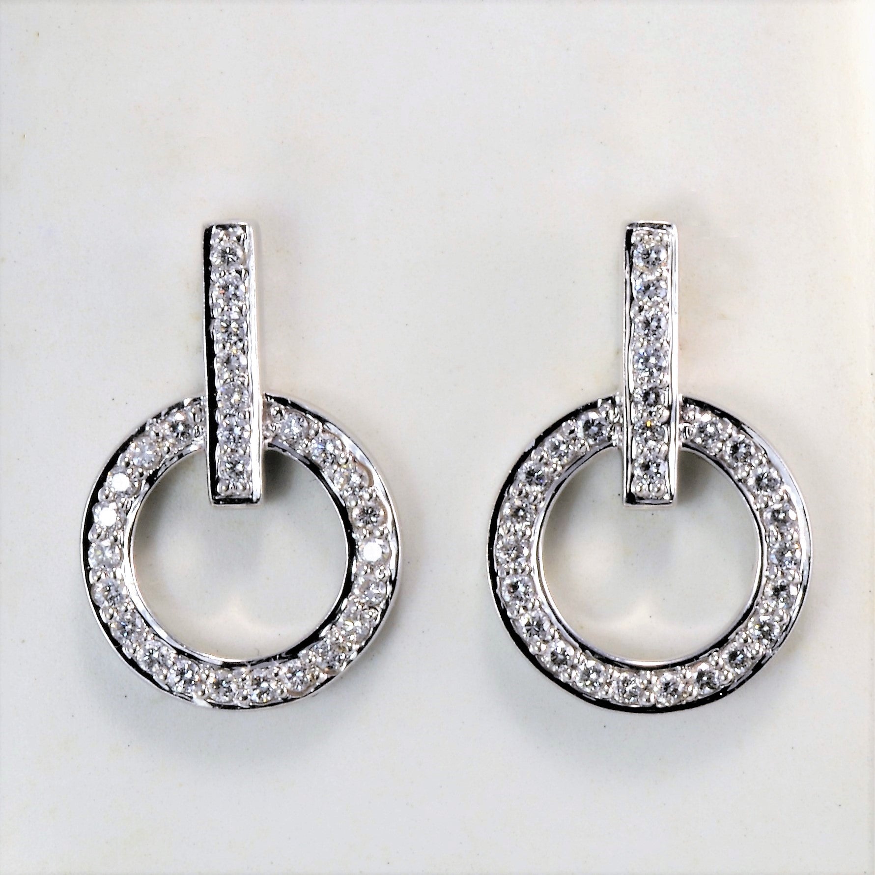 Diamond Hanging Earrings | 0.49 ctw |