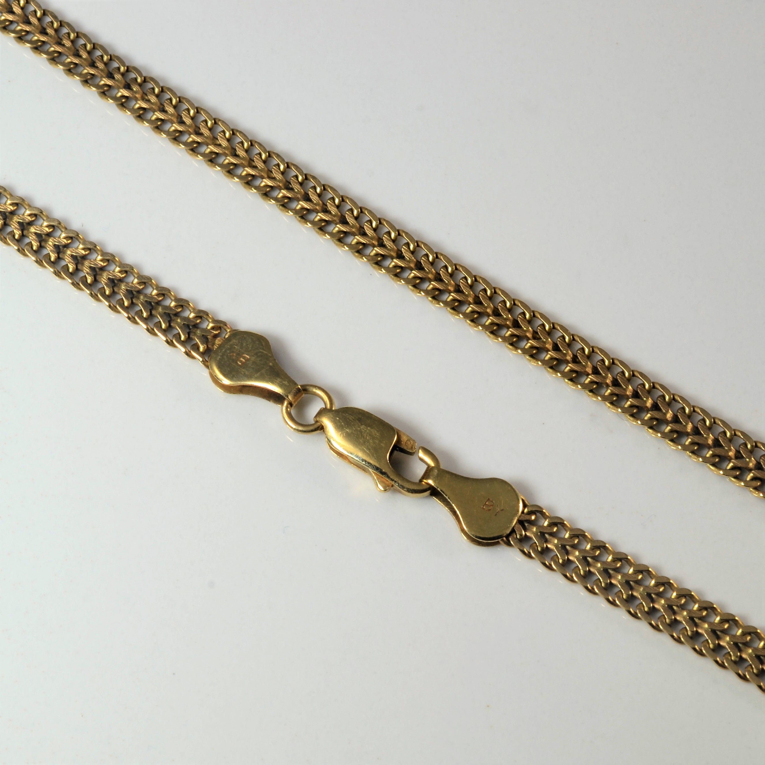 10k Yellow Gold Bismarck Chain | 18" |