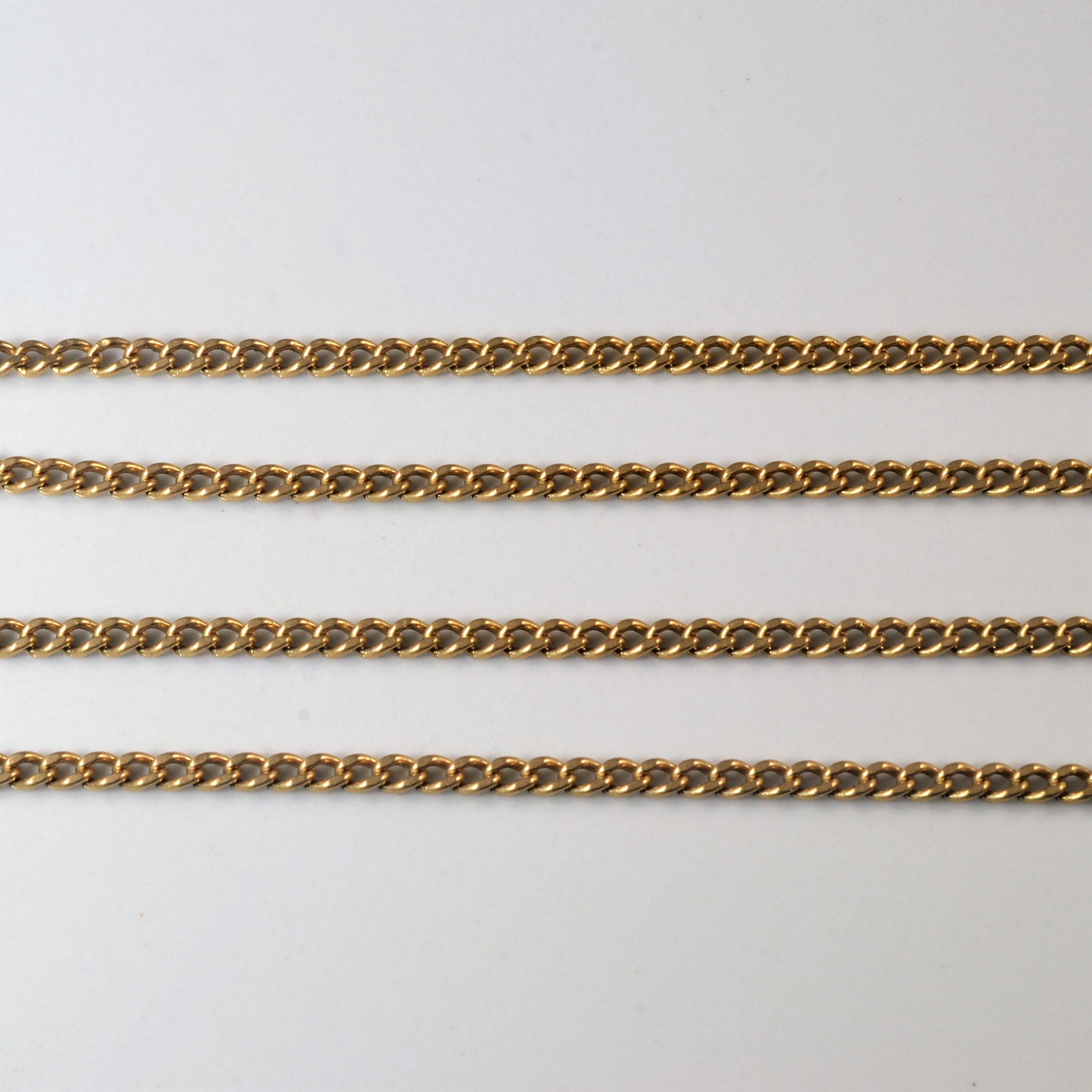 10k Yellow Gold Curb Chain | 24" |