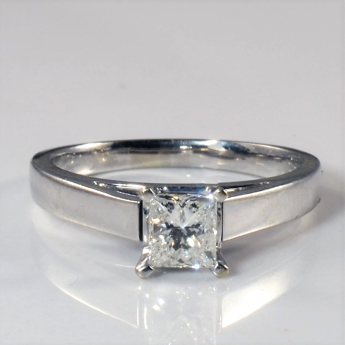 Princess Solitaire Diamond Ring | 0.56ct | SZ 6 |