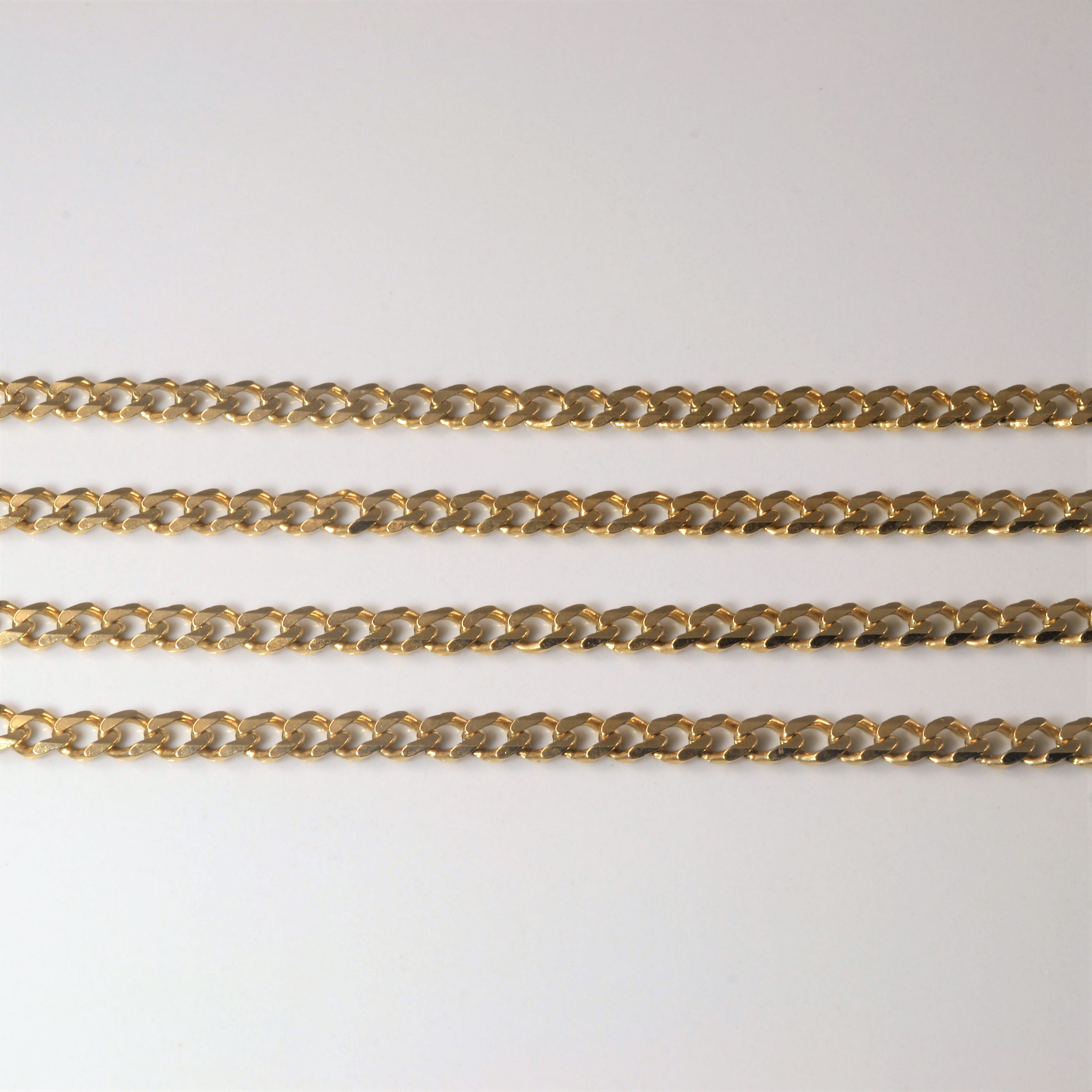 10k Yellow Gold Curb Chain | 21" |