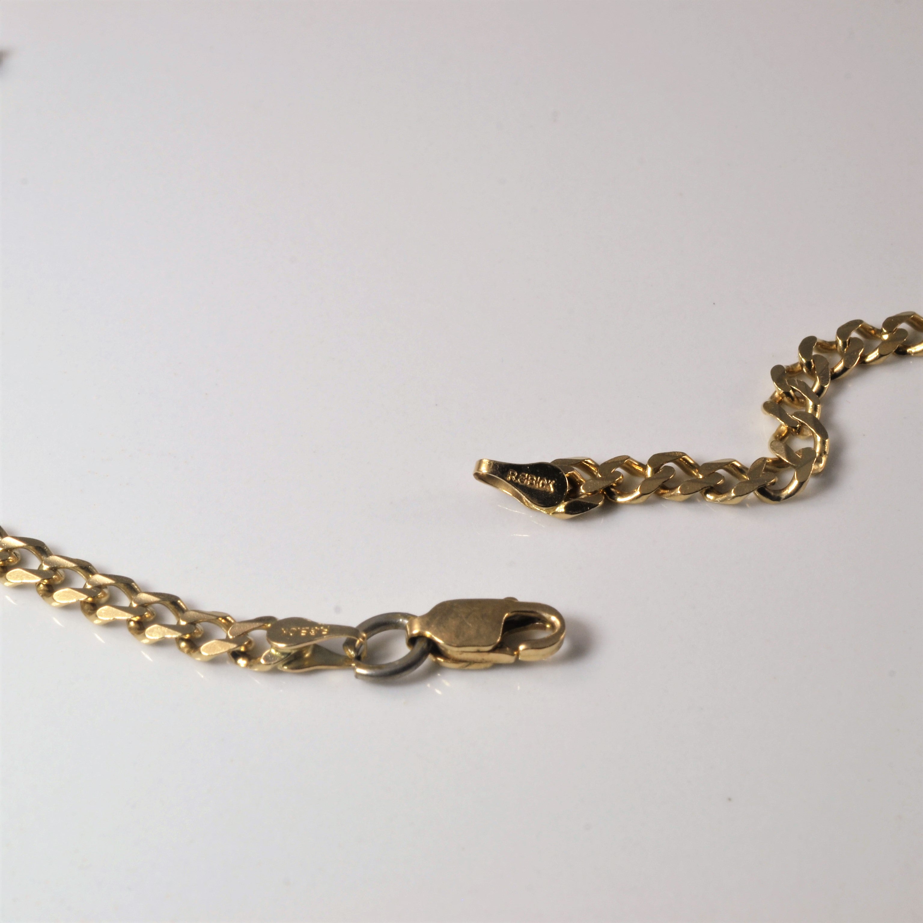 10k Yellow Gold Curb Chain | 21" |