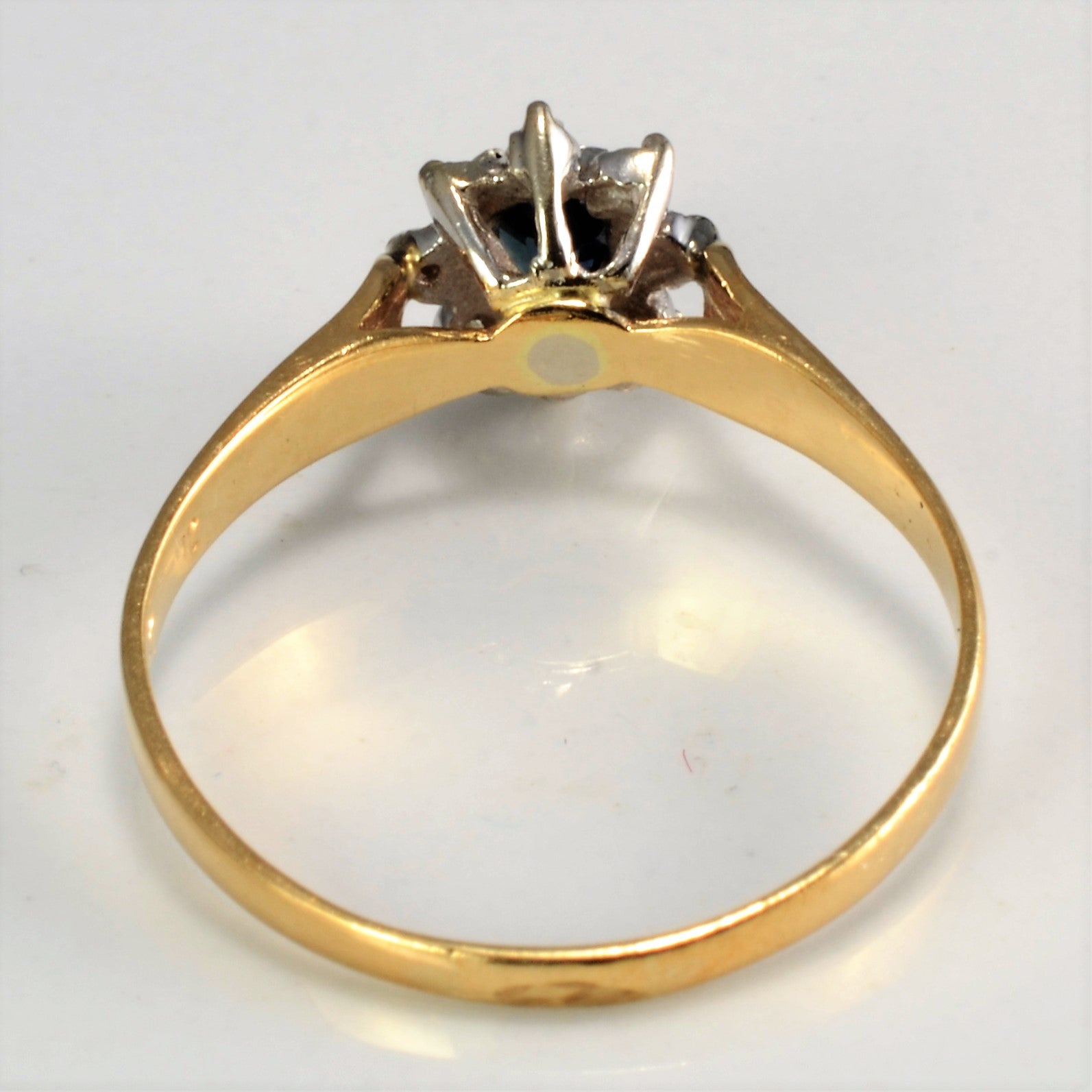 Sapphire & Diamond Cocktail Ring | 0.07 ctw, SZ 7.5 |