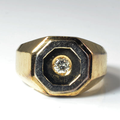 Bezel Set Diamond Ring | 0.23ct | SZ 7 |