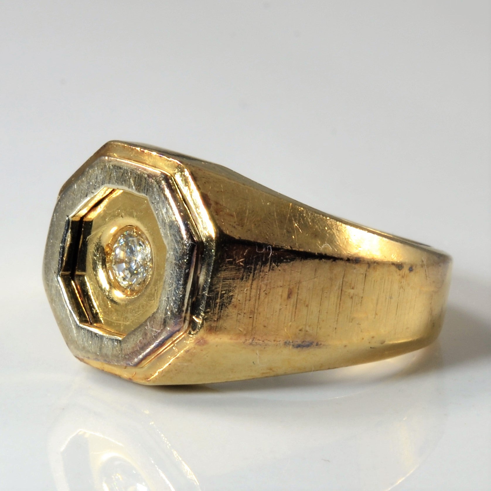 Bezel Set Diamond Ring | 0.23ct | SZ 7 |