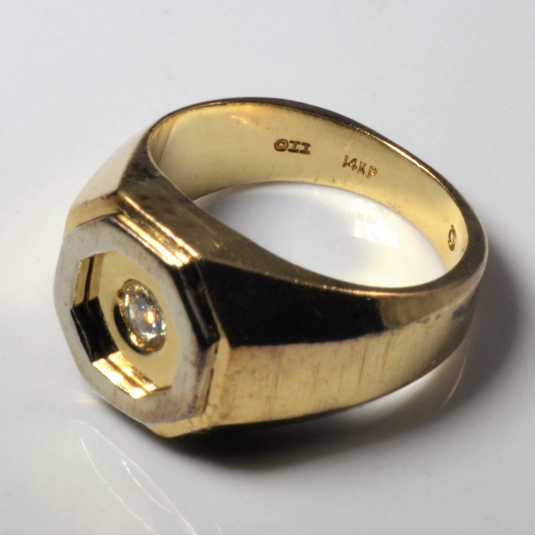 Bezel Set Diamond Ring | 0.23ct | SZ 7 |