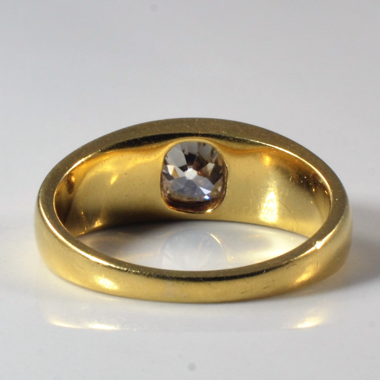 Bague solitaire en diamant Old Mine | 0,60 ct | Taille 5,5 | 