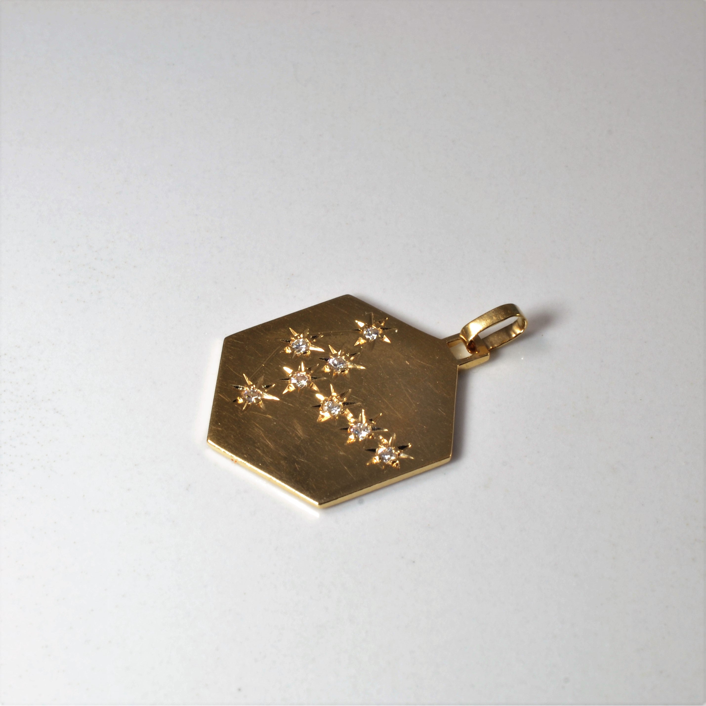 Diamond Cancer Constellation Pendant | 0.12ctw |