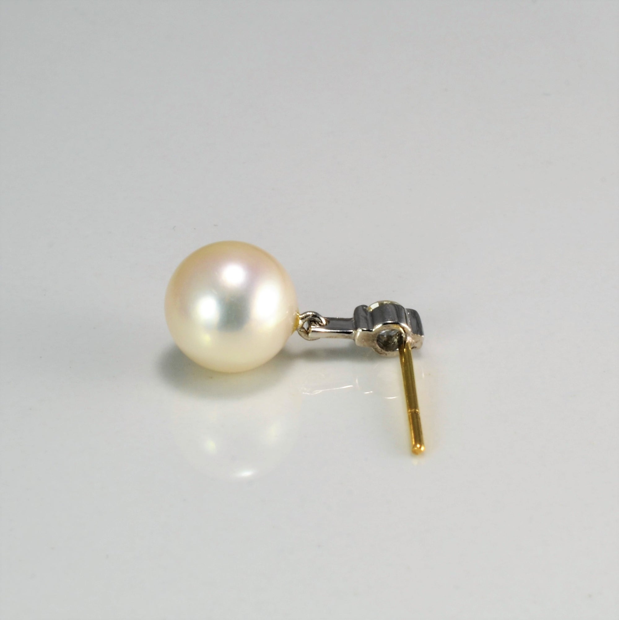 Pearl & Diamond Earrings | 0.20 ctw |