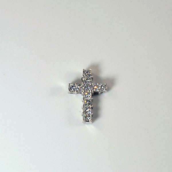 White Gold Diamond Cross Pendant | 1.54ctw |