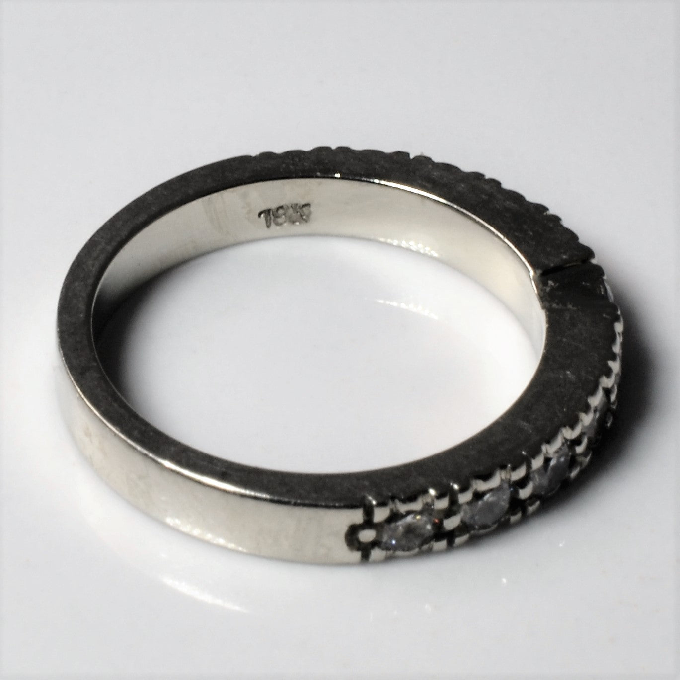 Pave Set Diamond Band | 0.39ctw | SZ 4.5 |