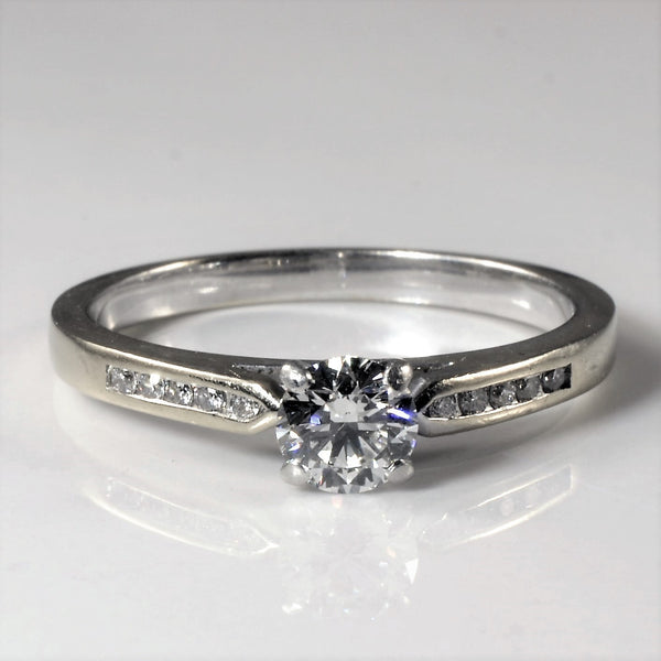 Classic Channel Accented Diamond Ring | 0.60ctw | SZ 8.75 |