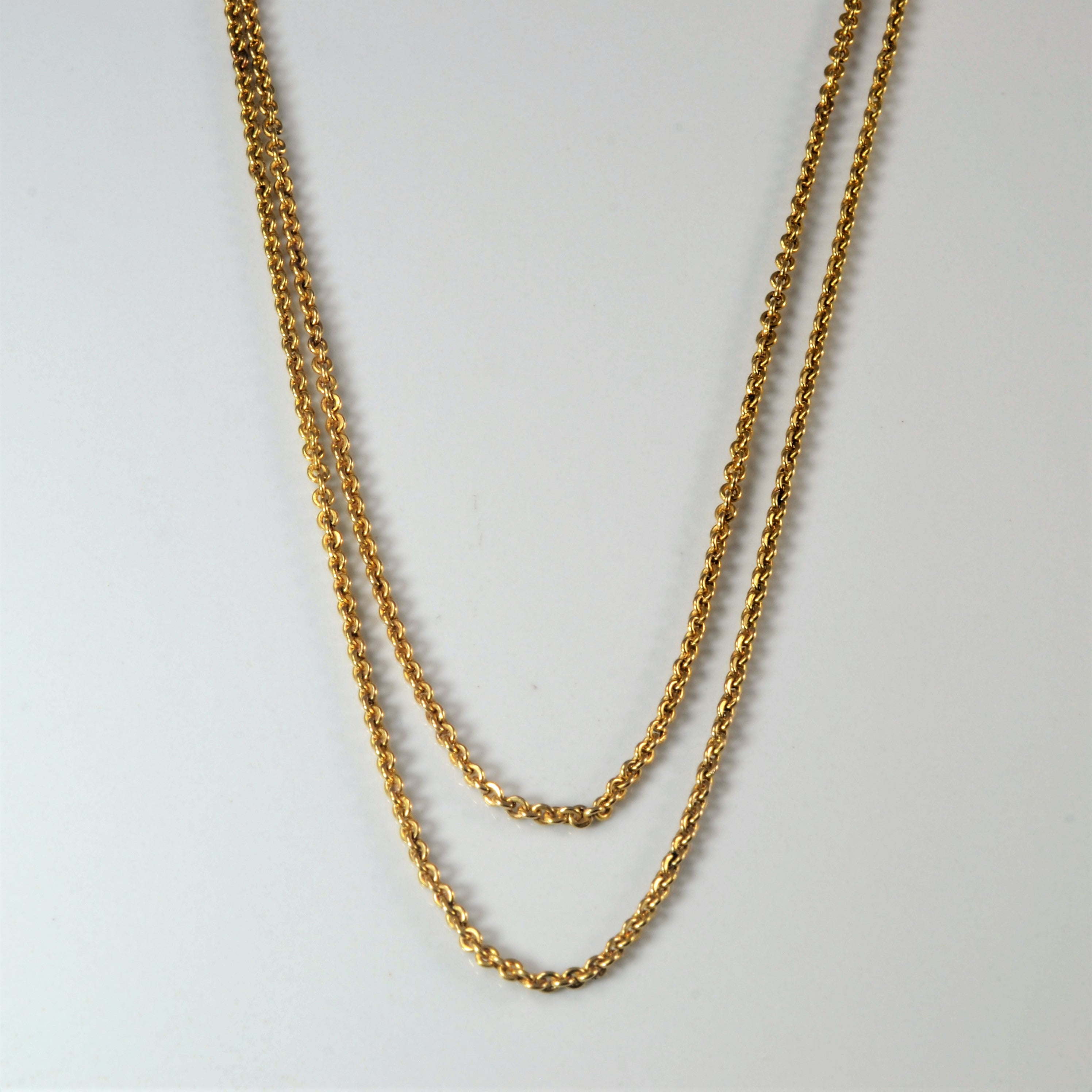 Rolo Link Double Chain with Dog Clip | 24" |