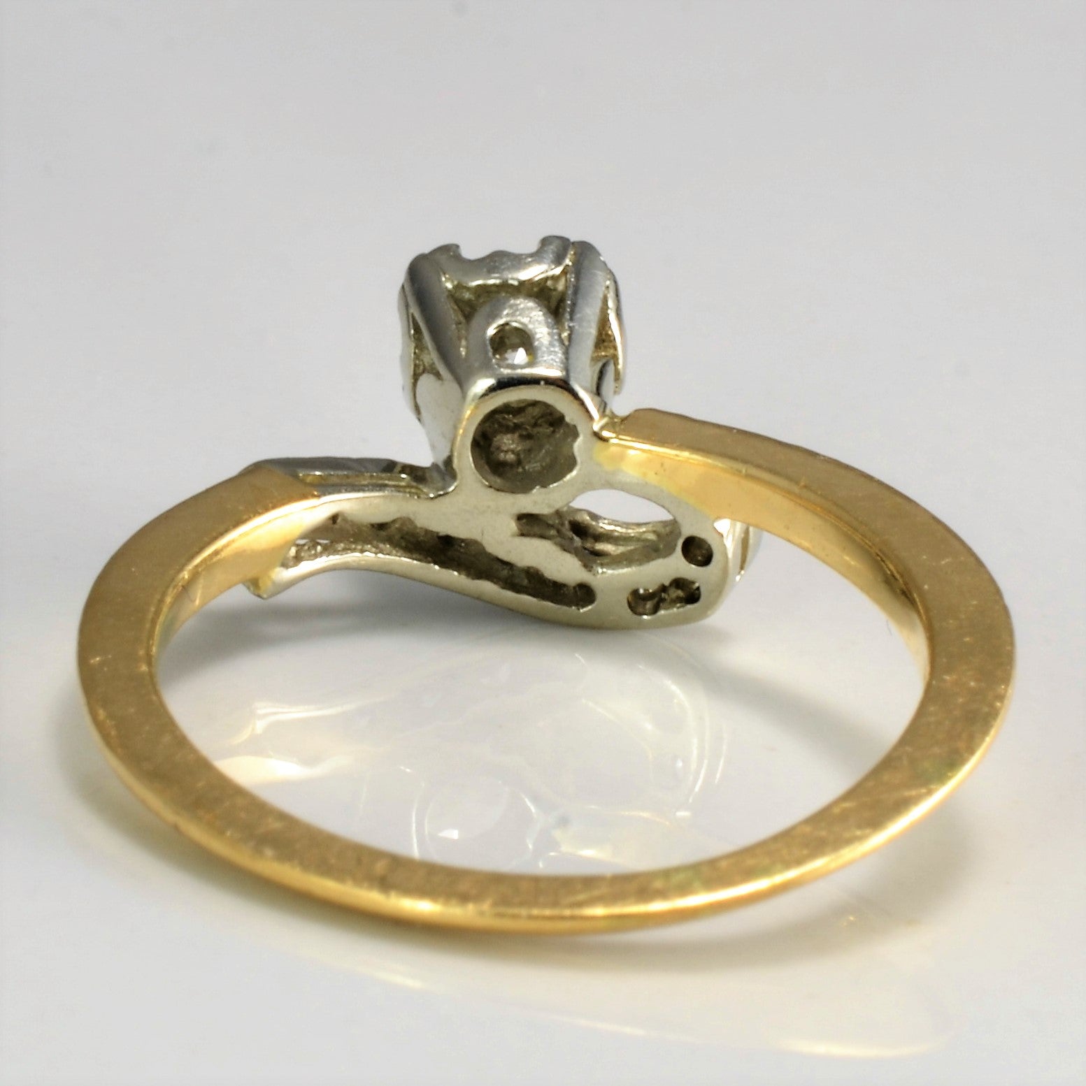 Bypass Diamond Engagement Ring | 0.19 ctw, SZ 6.5 |