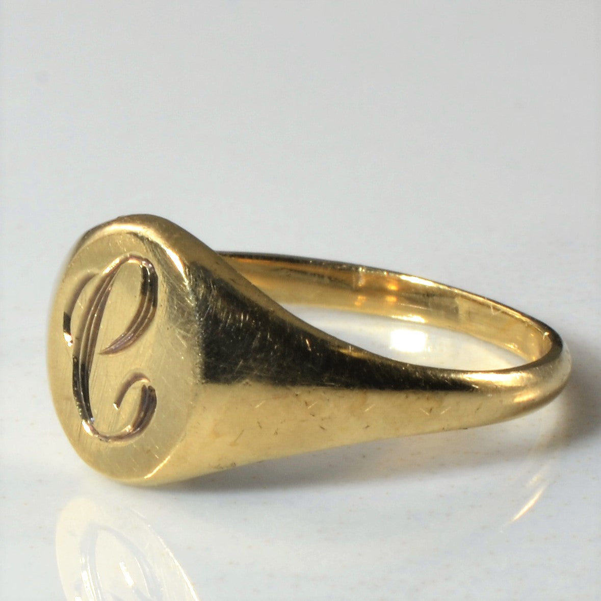 Initial 'C' Signet Ring | SZ 3.75 |