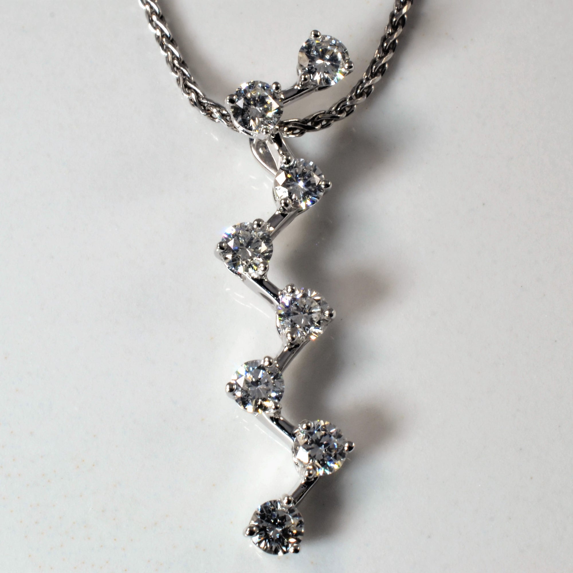 Diamond Journey Necklace | 0.64ctw | 15