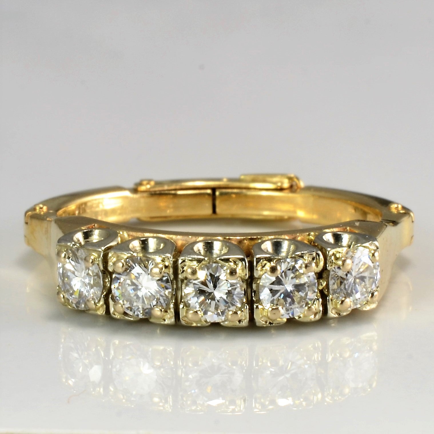 Five Stone Diamond Ring | 0.60 ctw, SZ 7.5- 10 |