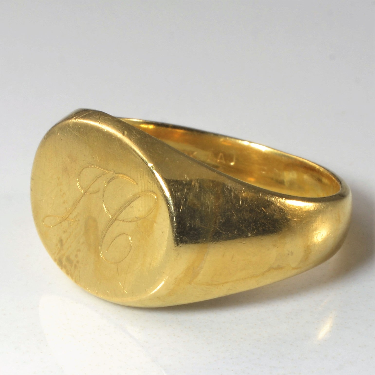 Initial 'JC' Signet Ring | SZ 9.5 |